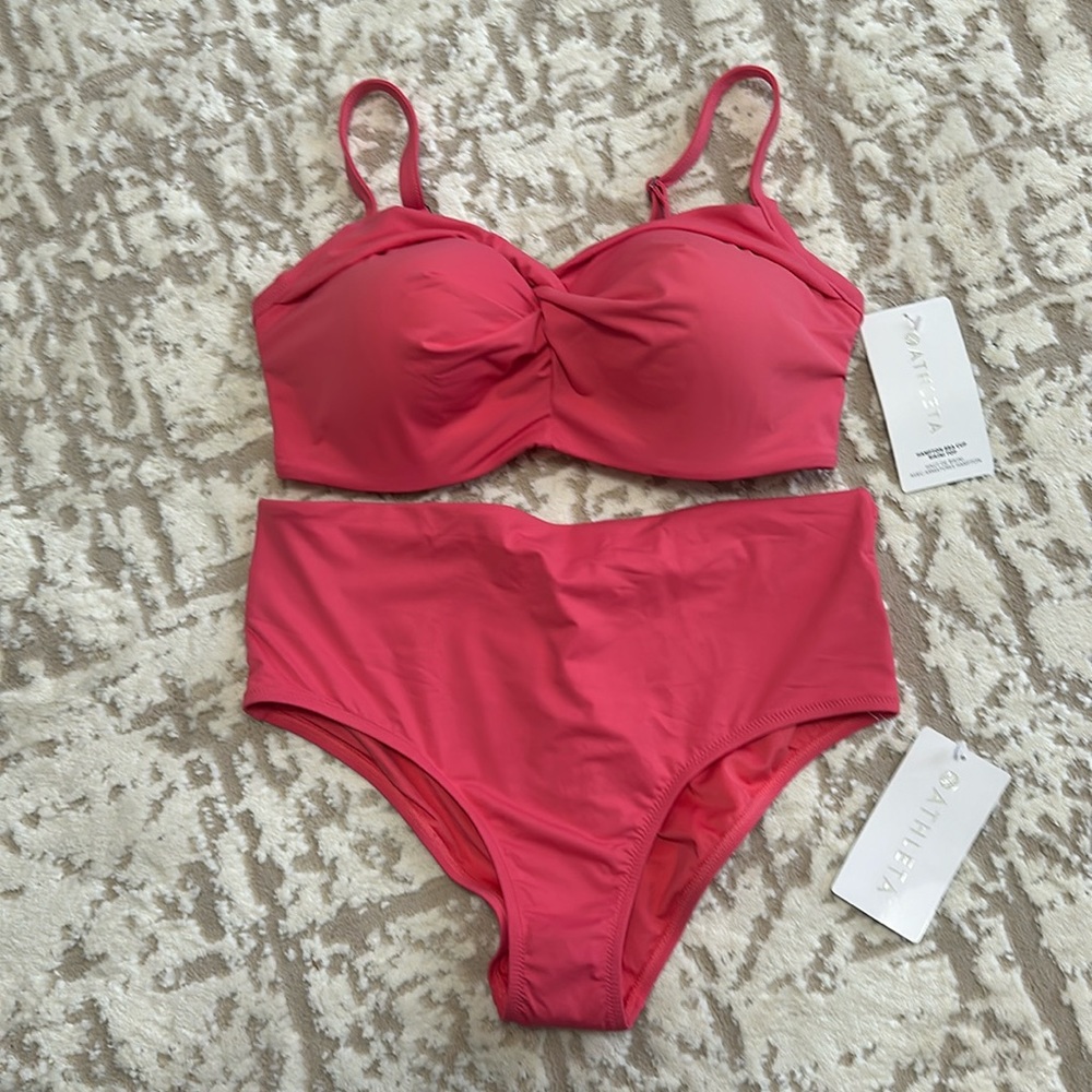 ATHLETA HIGH WAIST BIKINI